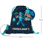 BAAGL Minecraft Blue Axe tornazsák