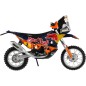 Motorbicikli Bburago Red Bull KTM Rally Dakar 2019 fém/műanyag 12cm szabad futásra