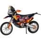 Motorbicikli Bburago Red Bull KTM Rally Dakar 2019 fém/műanyag 12cm szabad futásra