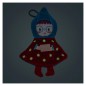 Lilliputiens - karácsonyi plüssdísz - Lilli, a piros manó