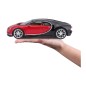 Bburago - HOBBY autómodell, Bugatti Chiron, piros-fekete, 1:18