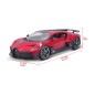 Bburago - HOBBY autómodell, Bugatti Divo, metálpiros, 1:18