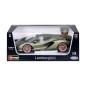 Bburago - HOBBY autómodell, Lamborghini Sián FKP 37, matt metálzöld, 1:18