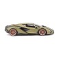 Bburago - HOBBY autómodell, Lamborghini Sián FKP 37, matt metálzöld, 1:18