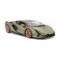 Bburago - HOBBY autómodell, Lamborghini Sián FKP 37, matt metálzöld, 1:18