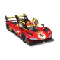Bburago - RACING, FERRARI 499P, a 2024-es Le Mans-i 24 órás verseny győztese, piros, 1:18