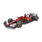 Bburago – RACE F1-es versenyautó Ferrari SF-25 .2025 sisakkal, 44 Lewis Hamilton, 1:18