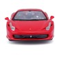 Bburago - RACE+PLAY,  Ferrari 458 Italia, piros, 1:24