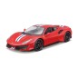 Bburago - RACE+PLAY Ferrari 488 Pista, piros, 1:24