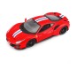 Bburago - RACE+PLAY Ferrari 488 Pista, piros, 1:24