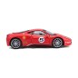 Bburago - RACING, Ferrari 458 Challenge, piros, 1:24