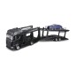 Bburago - Kamion félpótkocsival Multicar Carrier Scania 770S + Lamborghini Urus, 1:43