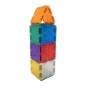 Cleverclixx – Mágneses építőjáték Brick Tiles Pack Intense – 16 db