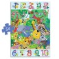 Puzzle - Dzsungel 1-től 10-ig - 54 db