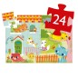 Puzzle - Játékos kiscicák - 24 darabos
