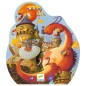 Puzzle - Lovag és sárkány - 54 db