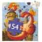 Puzzle - Lovag és sárkány - 54 db