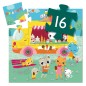 Puzzle - Fagylaltárus - 16 db