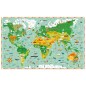 Keresős puzzle plakáttal - világ körüli út - 200 db
