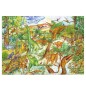 Keresős puzzle plakáttal - dinoszauruszok - 100 db