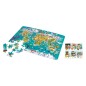 Gyerek puzzle – Világtérkép 2 az 1-ben