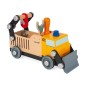 BricoKids - Fa autó és építőkészlet - Teherautó - 43 db