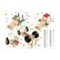 Merkur Farmer Set – Farm építőkészlet, 349 alkatrész, 20 modell