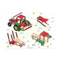 Merkur Farmer Set – Farm építőkészlet, 349 alkatrész, 20 modell