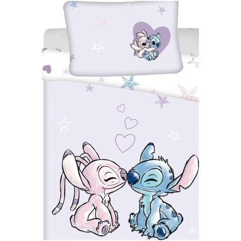 Ágynemű kiságyba Lilo és Stitch Purple baby