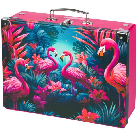 Baagl Flamingók laminált bőrönd