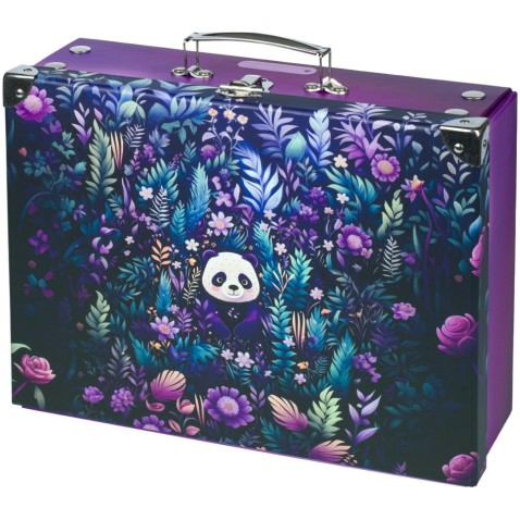 Baagl Jungle Panda laminált bőrönd