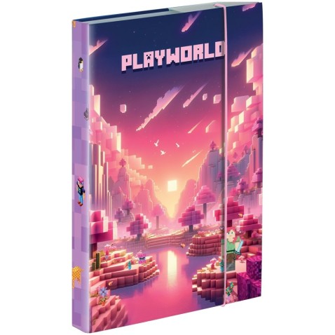 A5 Playworld Girl füzettartó box