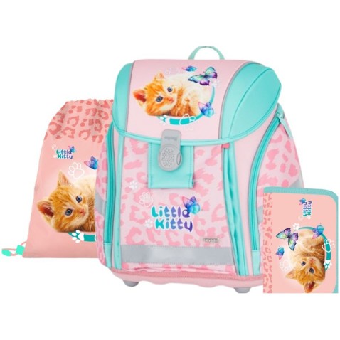 Iskolatáska elsősöknek Oxybag PREMIUM LIGHT Macska szett