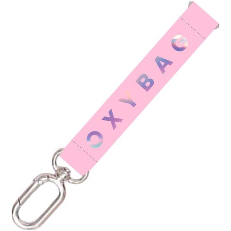 Oxybag gyerek kulcstartó karabinerrel – Holographic Pink