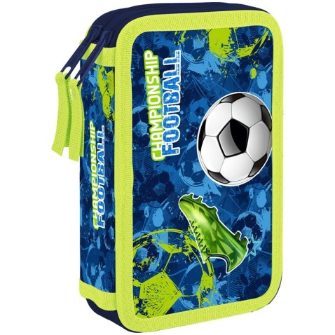 OXYBAG kétszintes tolltartó – Foci 2