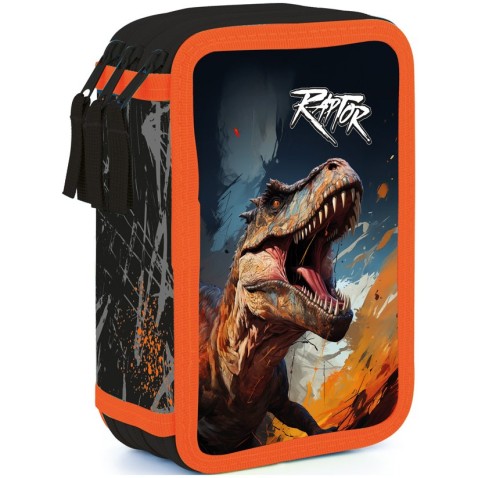 Oxybag iskolai tolltartó – Dino, háromszintes