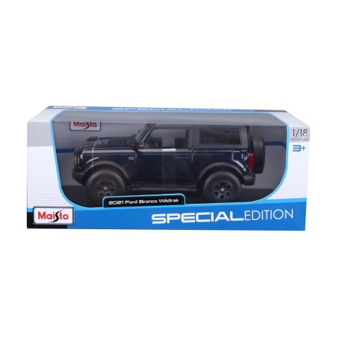Maisto - 2021 Ford Bronco Wildtrak, metálkék, 1:18