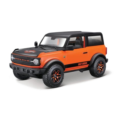 Maisto - Harley-Davidson Custom, 2021 Ford Bronco, 1:24