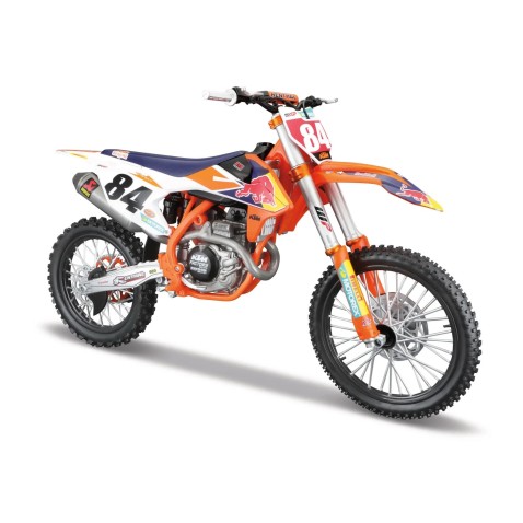 Maisto – Motocykel - Red Bull KTM 450 SX-F Factory Edition 2018, #84 Jeffrey Herlings, 1:6