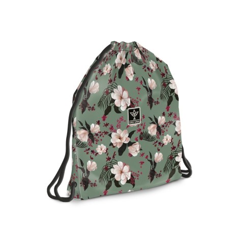ArsUna Flowery Green teen tornazsák