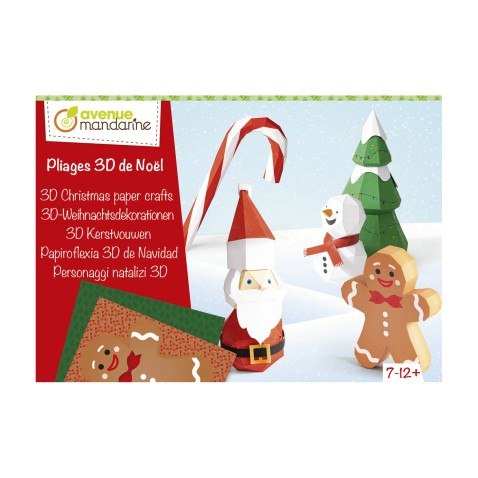 Kreatív készlet – 3D papíralkotás – karácsony