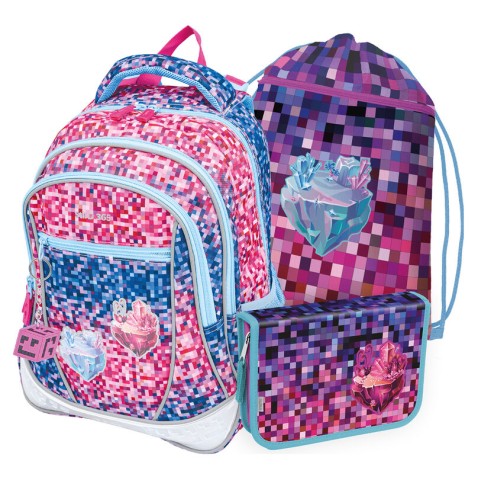 Stil Prime Craftgirl iskolatáska szett elsősöknek