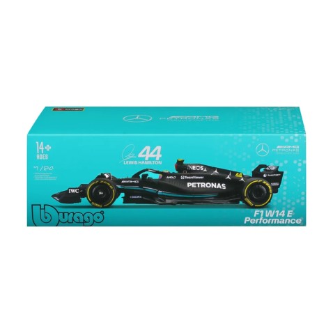 Bburago - RACE F1, Mercedes-AMG Petronas W14 E (2023), #44 Lewis Hamilton, 1:24