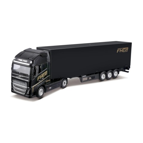 Bburago - Kamion pótkocsival Volvo FH16 Globetrotter 750 XXL/Trailer, FH16, 1:43