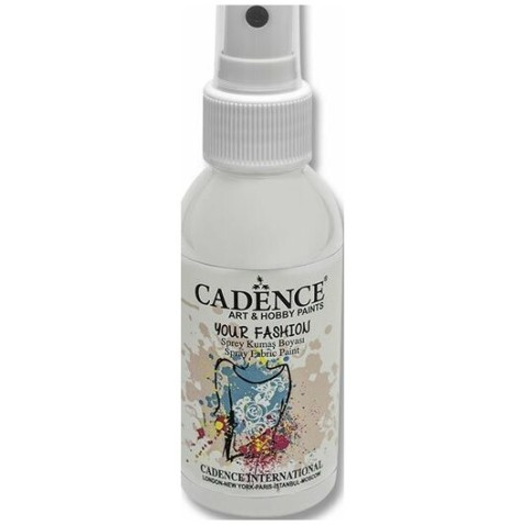 Textilfesték Cadence Your Fashion fehér 100ml spray