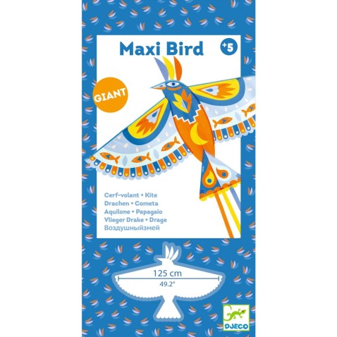 Maxi papírsárkány - színes madár