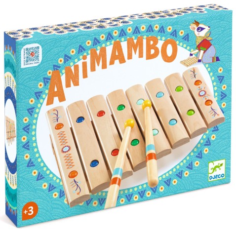 Dřevěný xylofon - Animambo