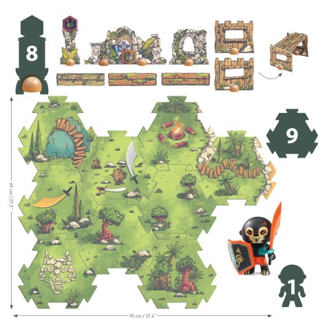 Arty Toys - Puzzl’Up - Kalóz Voras a Furious klánból - 18 db