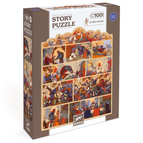 Mesés puzzle - Artúr király - 100 db