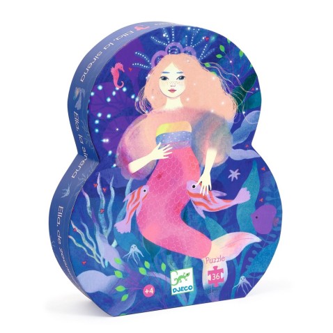 Puzzle - sellő Ella - 36 db